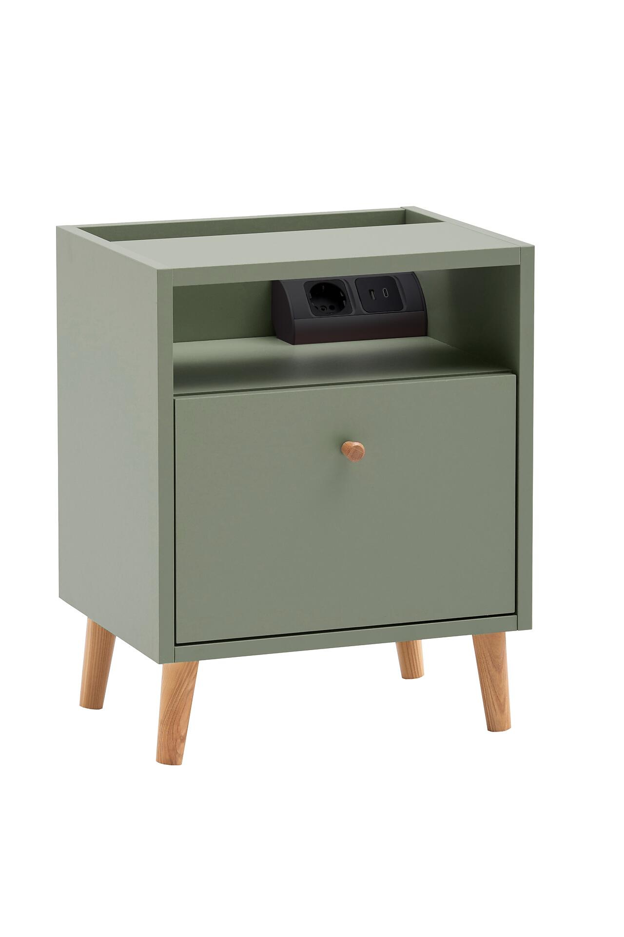 Nachtkonsole Bjarne Pistazie B/H/T: ca. 40,2x50,1x32,7 cm