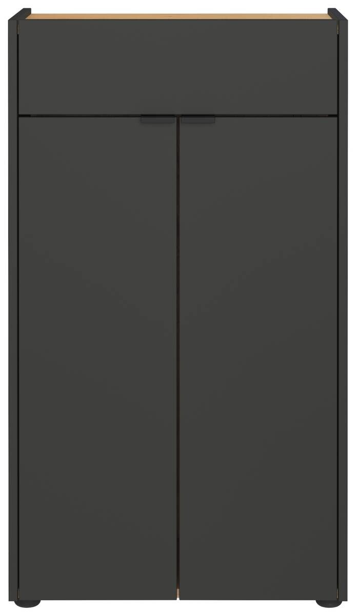 Kommode 4499-549 Graphit Optik Eiche Navarra Nachbildung B/H/T: ca. 60x98x34 cm