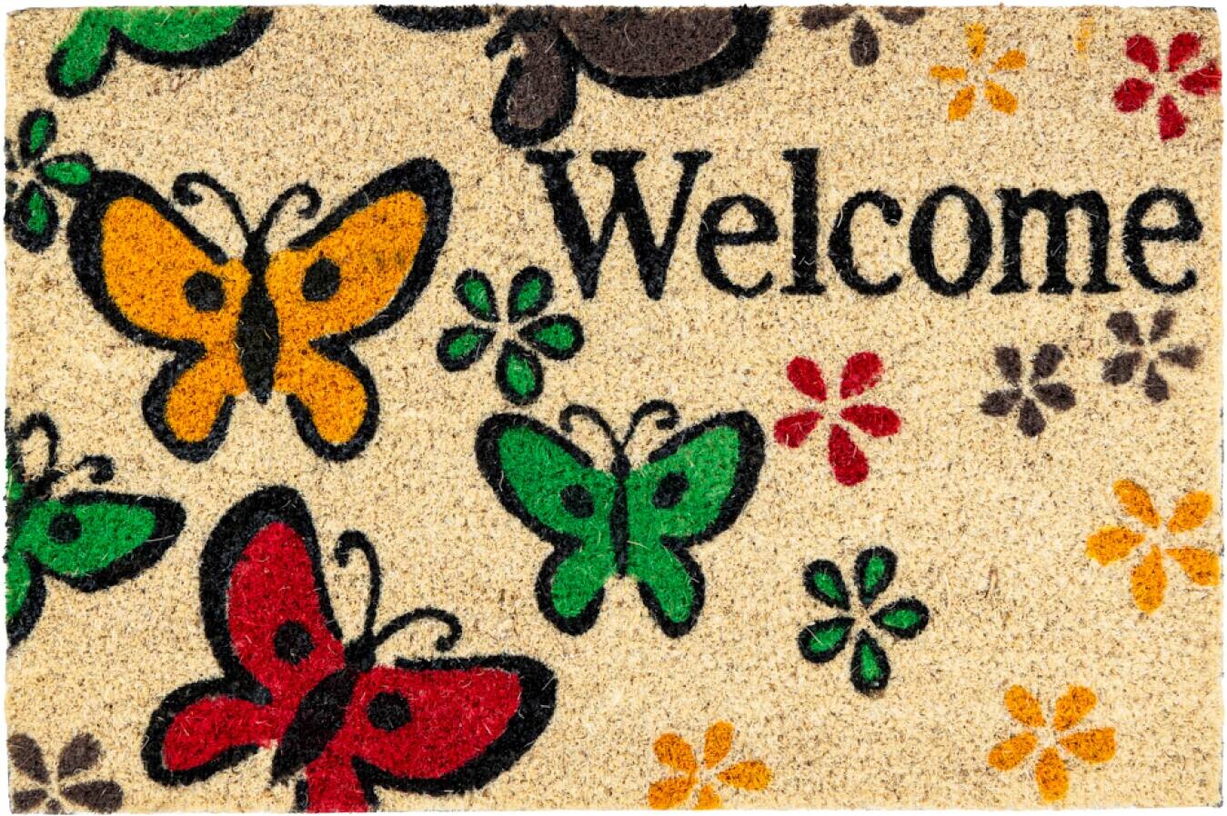 Fußmatte Kokos Butterfly