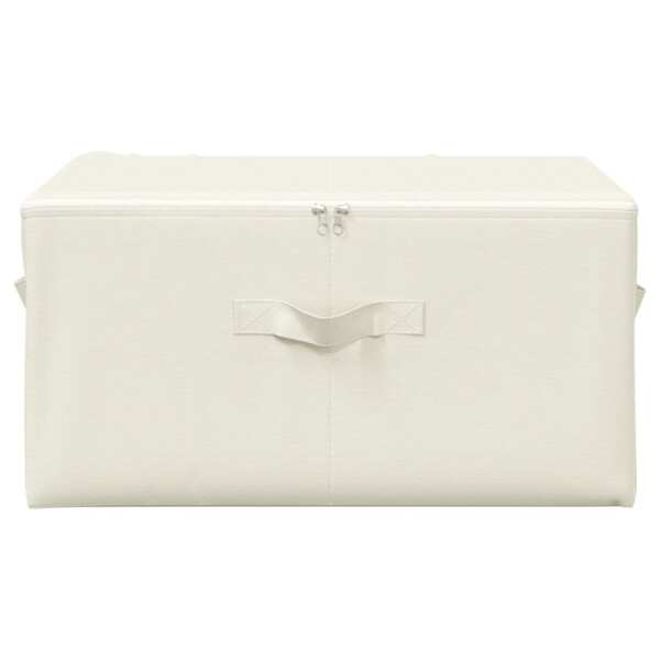 vidaXL Aufbewahrungsbox creme B/H/L: ca. 34x23x43 cm