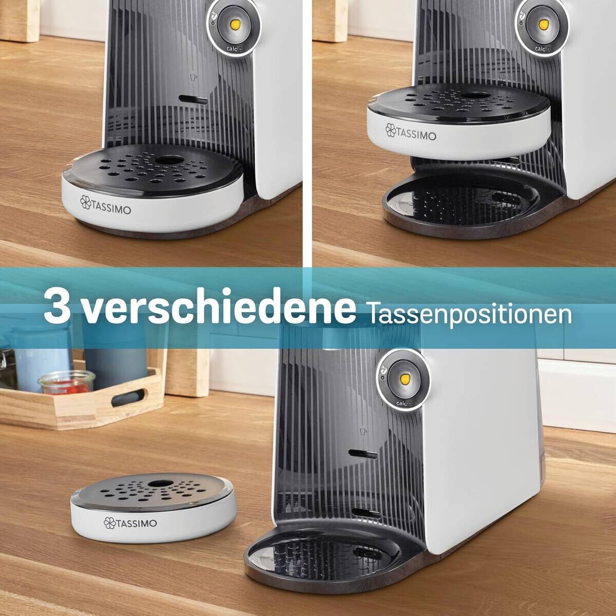 Bosch Kapselmaschine Tassimo Finesse TAS16B4 weiß Kunststoff B/H/T: ca. 15,7x26,5x36,6 cm