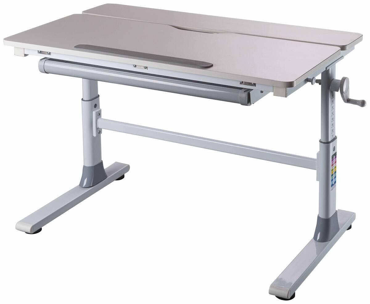 Schreibtisch Frederik weiß pulverbeschichtet B/H/L: ca. 60x56x100 cm