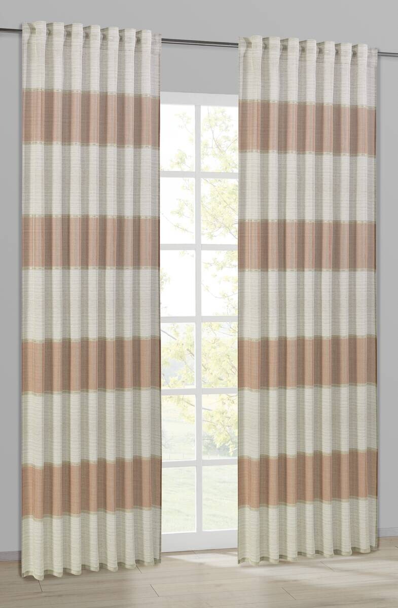 Kombivorhang Petra orange B/L: ca. 140x245 cm