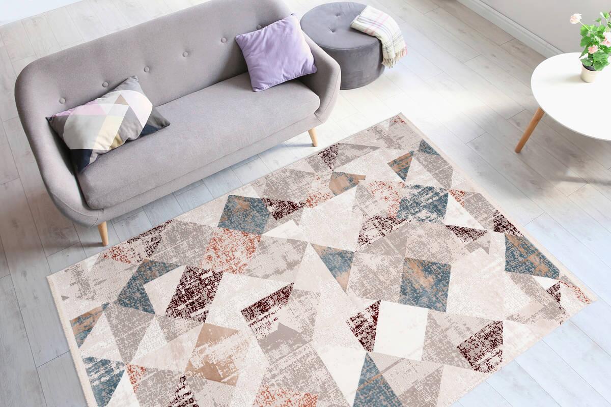 360Living Teppich Akropolis grau B/L: ca. 120x180 cm