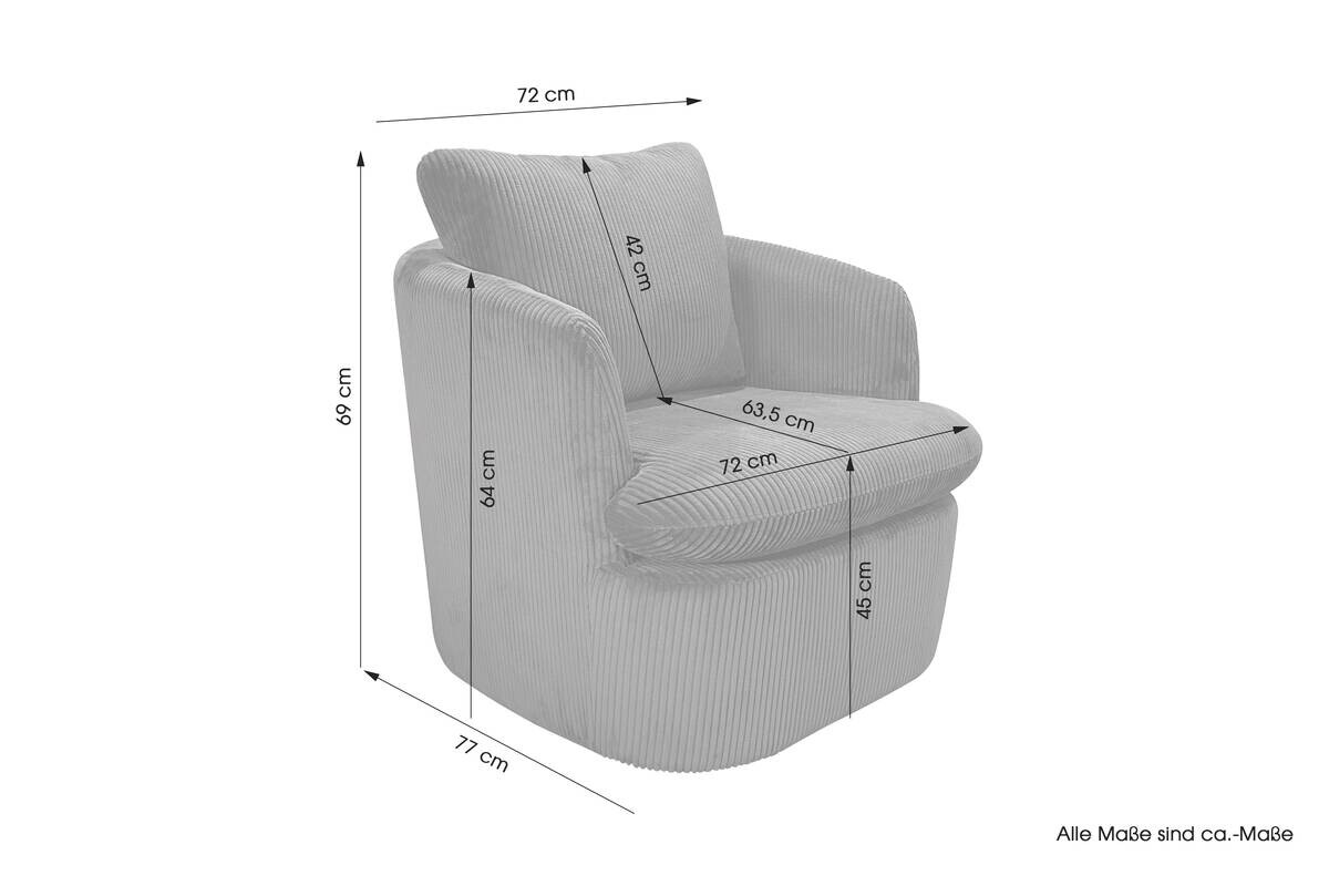 byLIVING Sessel HARMONY