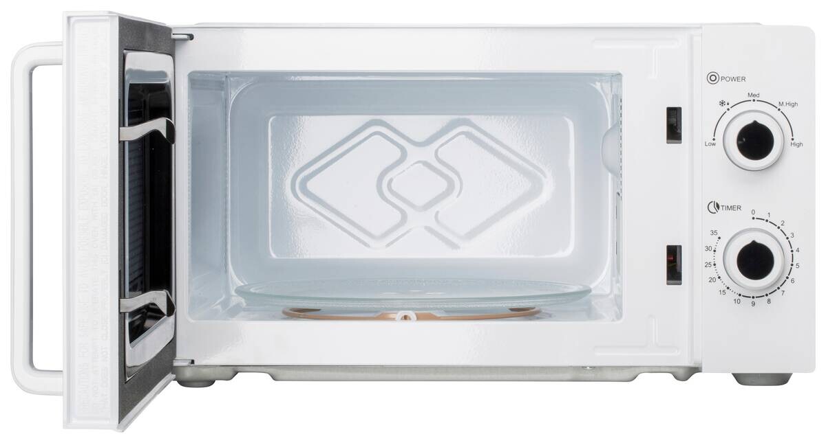 POCOline Mikrowelle D20MXP04-E70 weiß Metall B/H/T: ca. 44x24x32 cm ca. 20 l