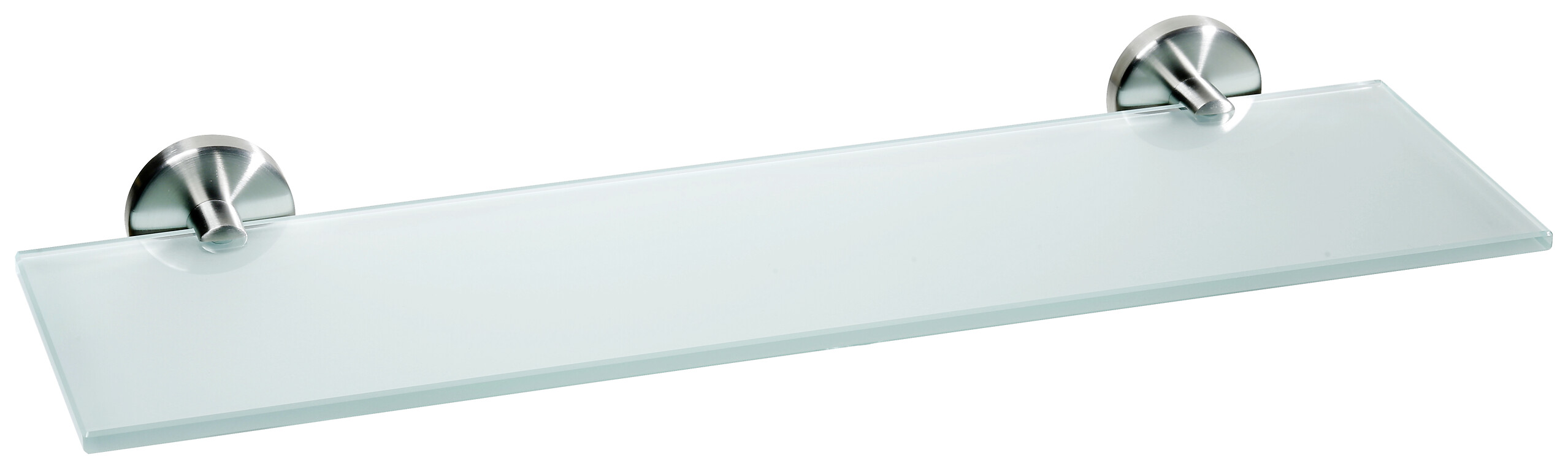 Glasablage transparent Edelstahl B/H/L: ca. 16x5x50 cm Glasablage transparent Edelstahl B/H/L: ca. 16x5x50 cm