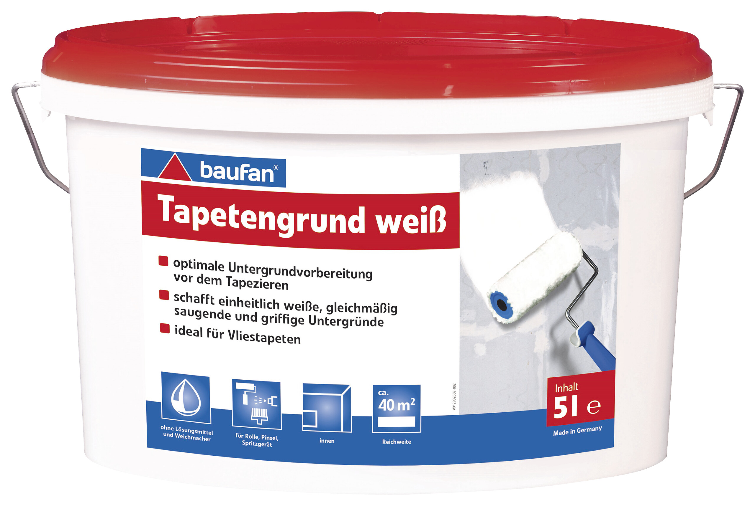 Baufan Tapetengrund weiß ca. 5 l Baufan Tapetengrund weiß ca. 5 l