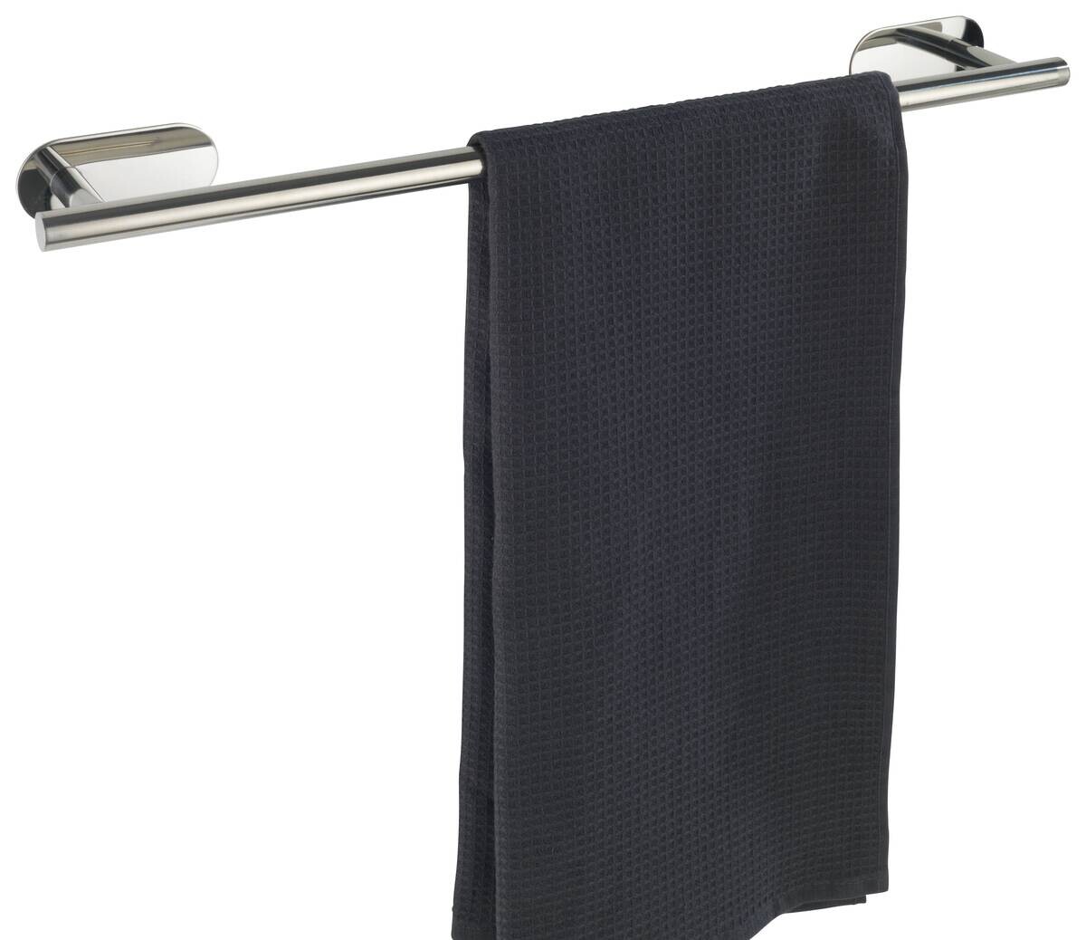 Turbo-Loc Handtuchhalter schwarz Edelstahl L: ca. 60 cm