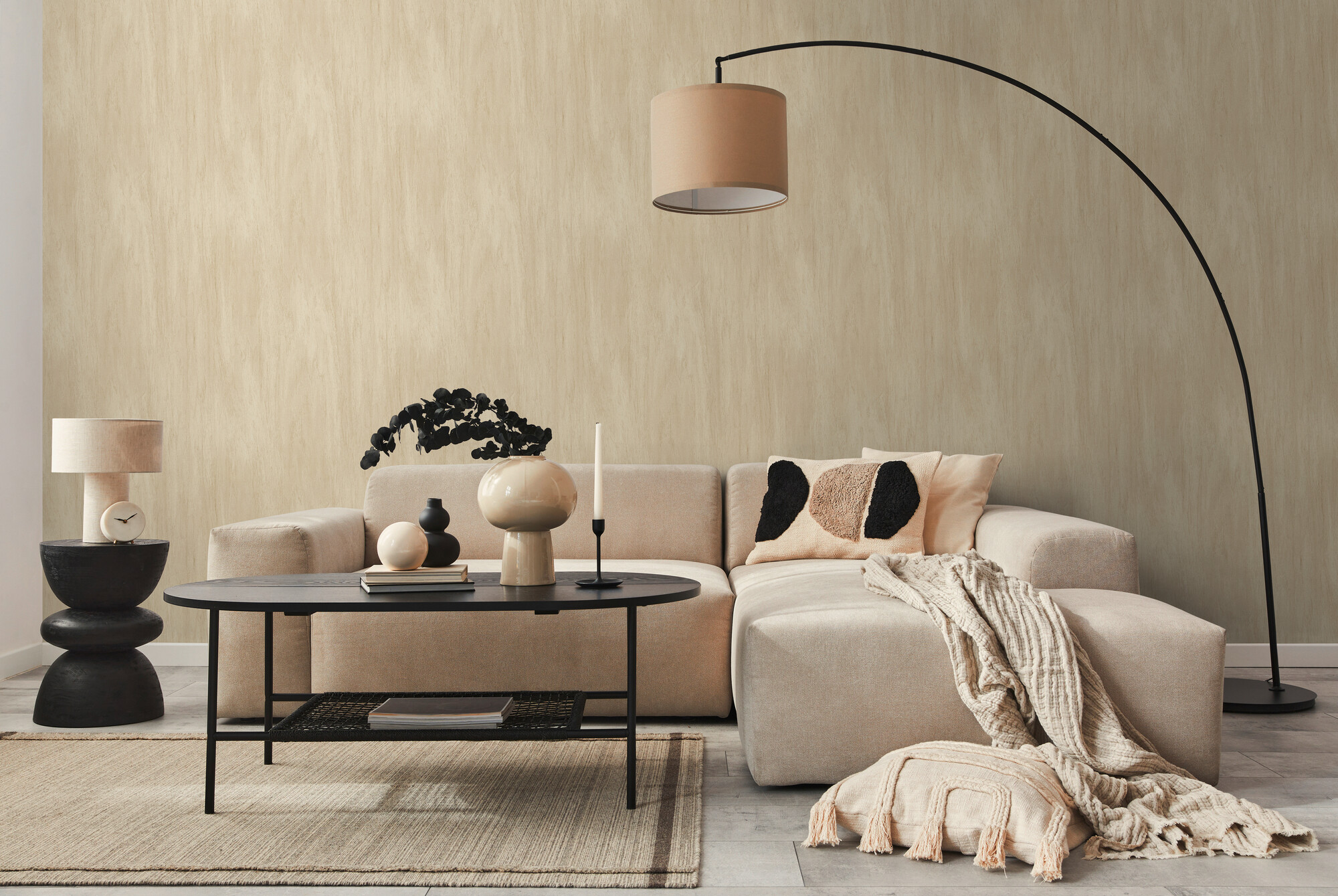 A.S.Creation Vliestapete beige B/H/D: ca. 53x1005x8,3 cm