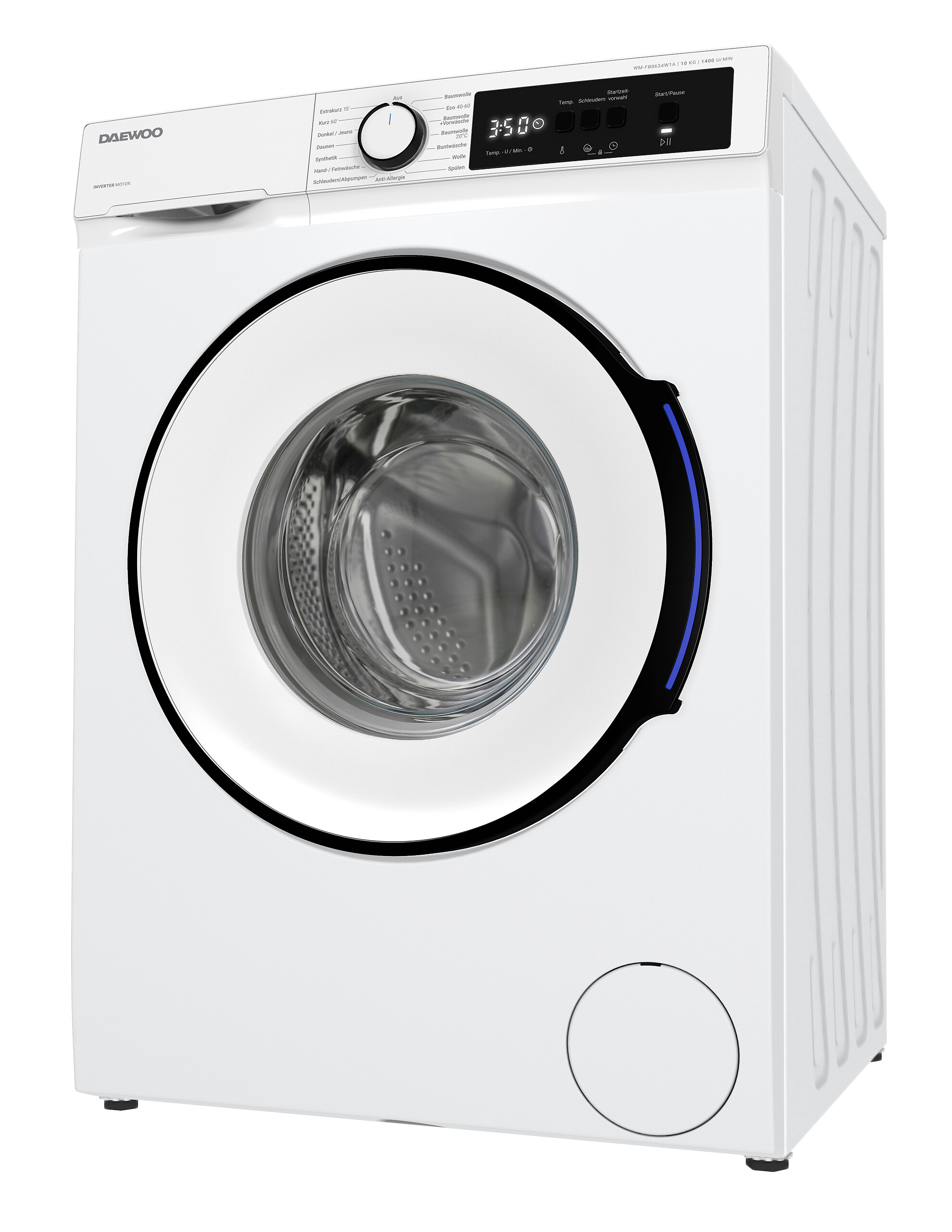 Daewoo Waschmaschine WM-FB0634W1A-DE weiß B/H/T: ca. 59,7x84,5x58,2 cm