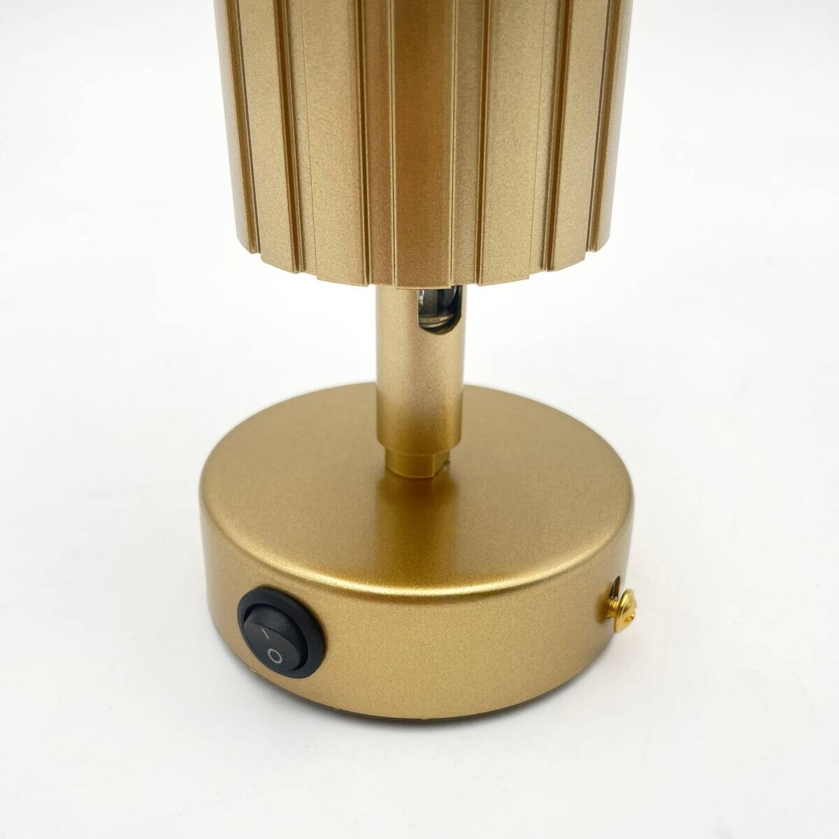 Lamkur Wandleuchte Prisma gold Stahl B/H/L: ca. 8x16x8 cm GU10 1 Brennstellen