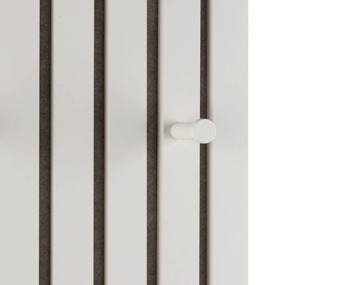 Wandpaneel Grace sand MDF Filz B/H/T: ca. 25x160x7 cm