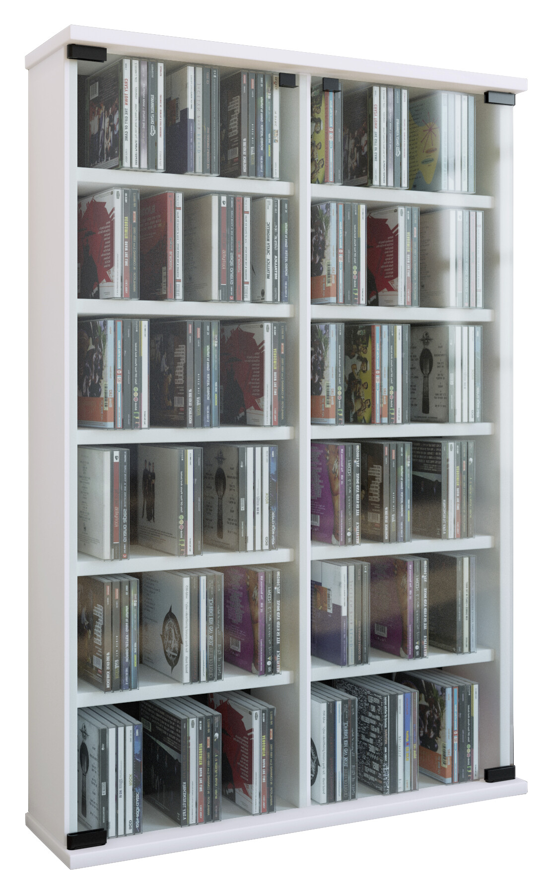 Regal Roma weiß Holzwerkstoff B/H/T: ca. 60x91,5x18 cm