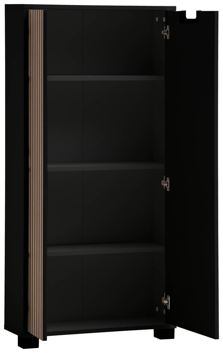 Highboard Ryker schwarz matt B/H/T: ca. 59,8x124x19,55 cm