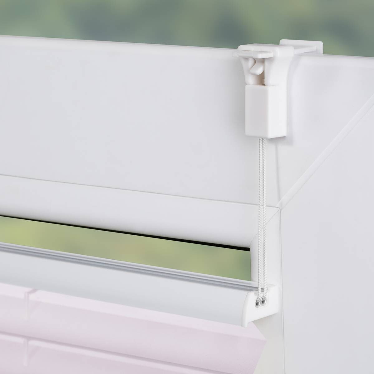 LICHTBLICK Spannplissee Farbverlauf lila B/L: ca. 120x130 cm