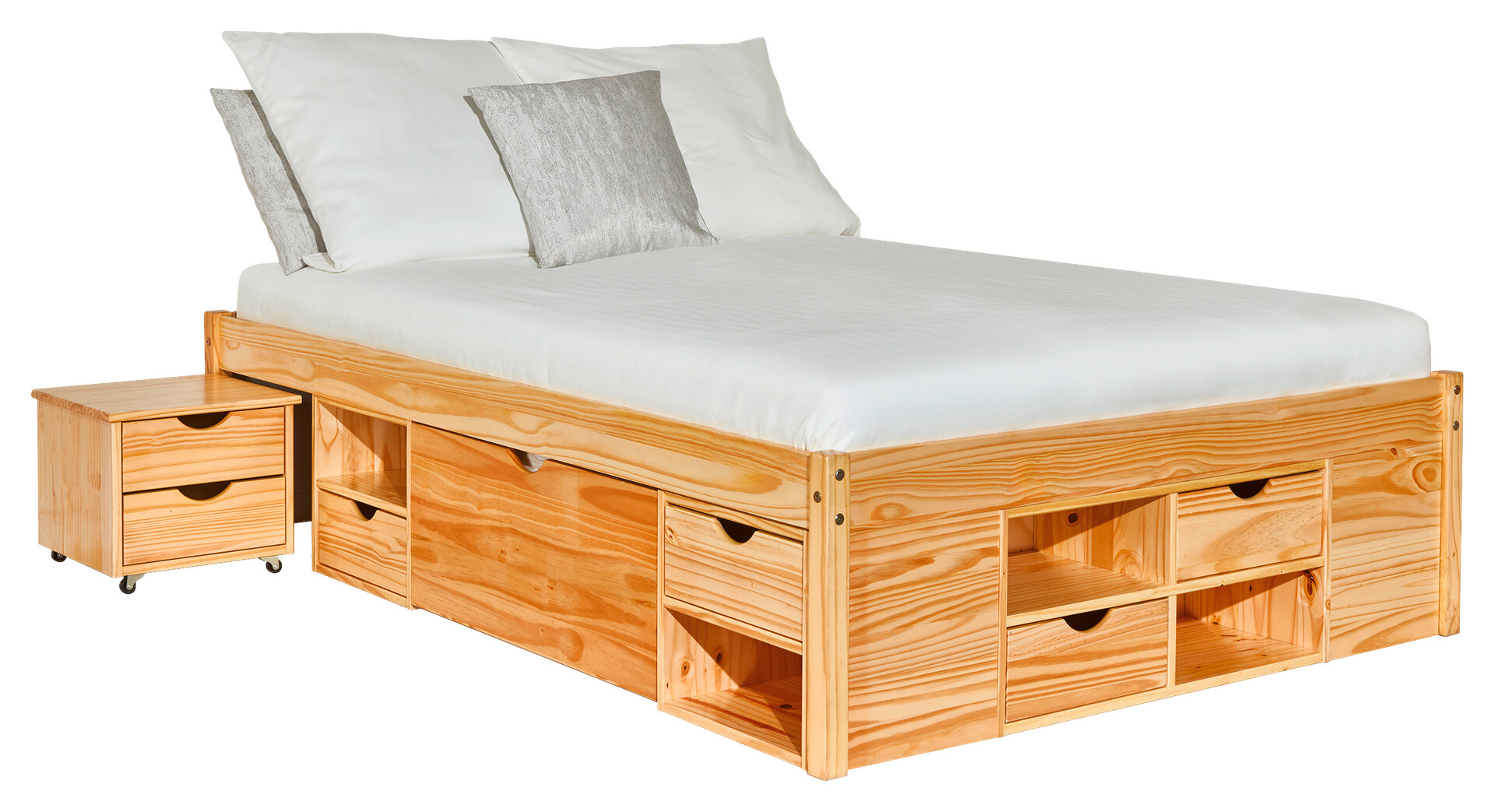 Funktionsbett Claas natur Liegefläche B/L: ca. 160x200 cm