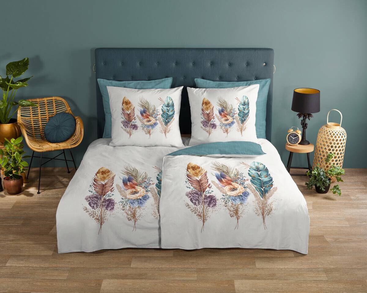 Baumwoll Bettwäsche Via Multi Baumwolle B/L: ca. 135x200 cm