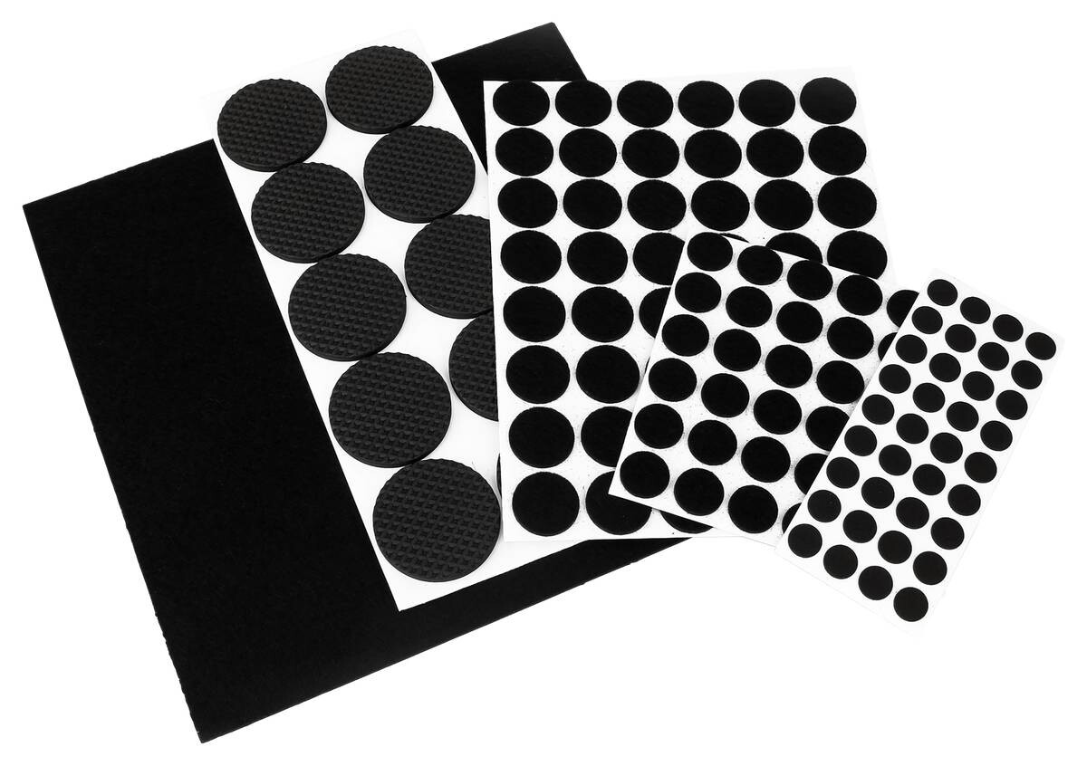 POCOline Filzgleiter schwarz 131 tlg.