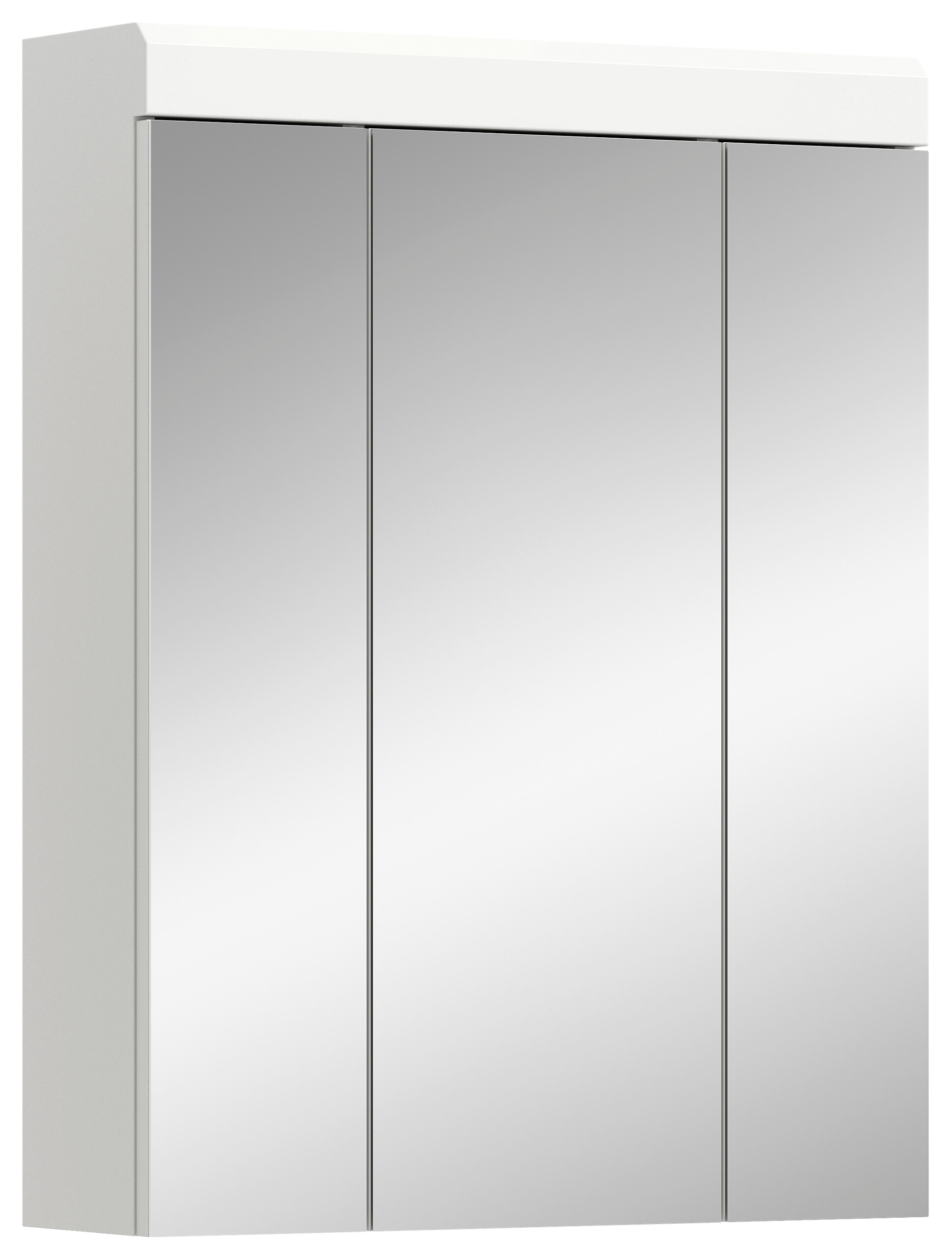 Spiegelschrank Scout weiß weiß Hochglanz B/H/T: ca. 60x79x18 cm