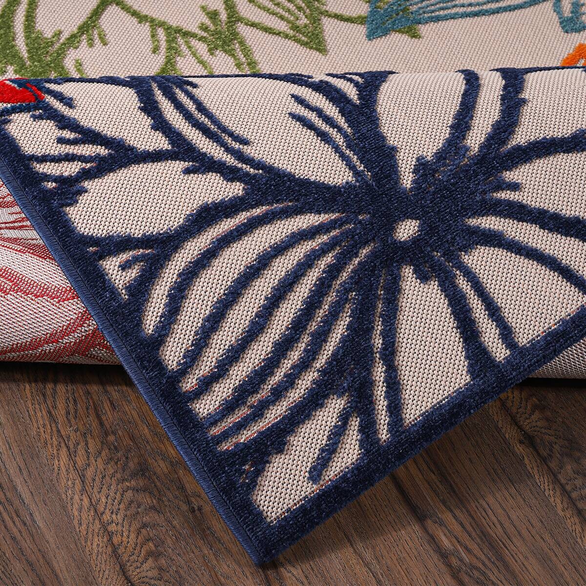 Sanat Outdoorteppich FLORAL bunt B/L: ca. 160x230 cm