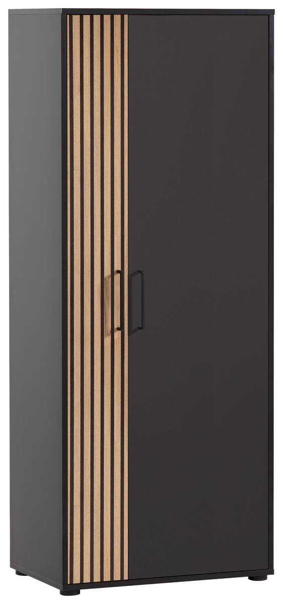 Aktenschrank Hank schwarz matt B/H/T: ca. 65,1x163,6x41 cm Aktenschrank Hank schwarz matt B/H/T: ca. 65,1x163,6x41 cm