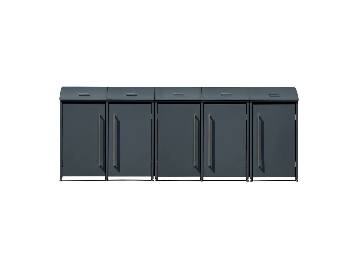 Westmann Mülltonnenbox Moderna anthrazit B/H/L: ca. 350x135x83 cm