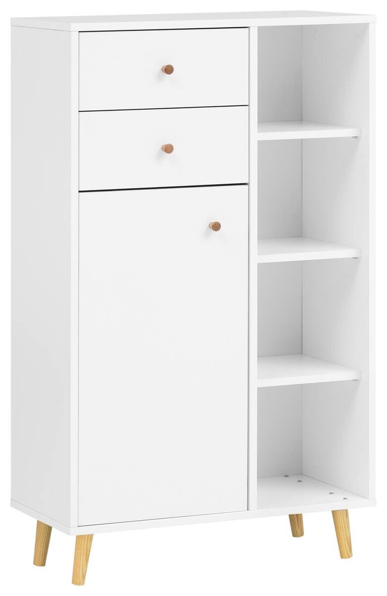 Highboard Bjarne weiß matt B/H/T: ca. 60,2x113,4x33,05 cm