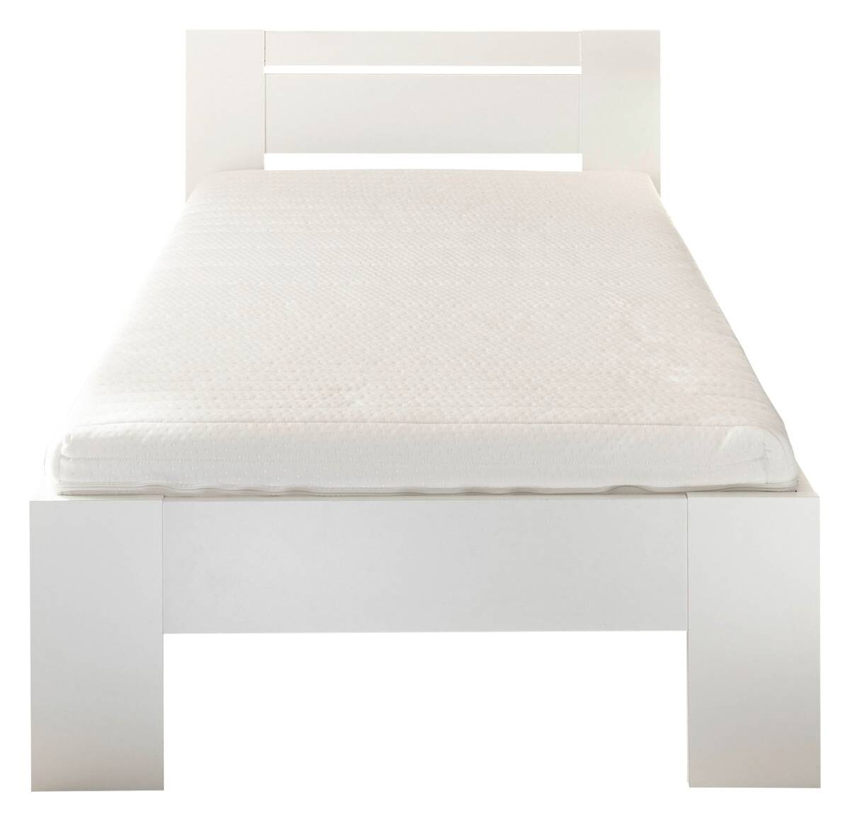 Futonbett Cannes weiß Liegefläche B/L: ca. 90x200 cm