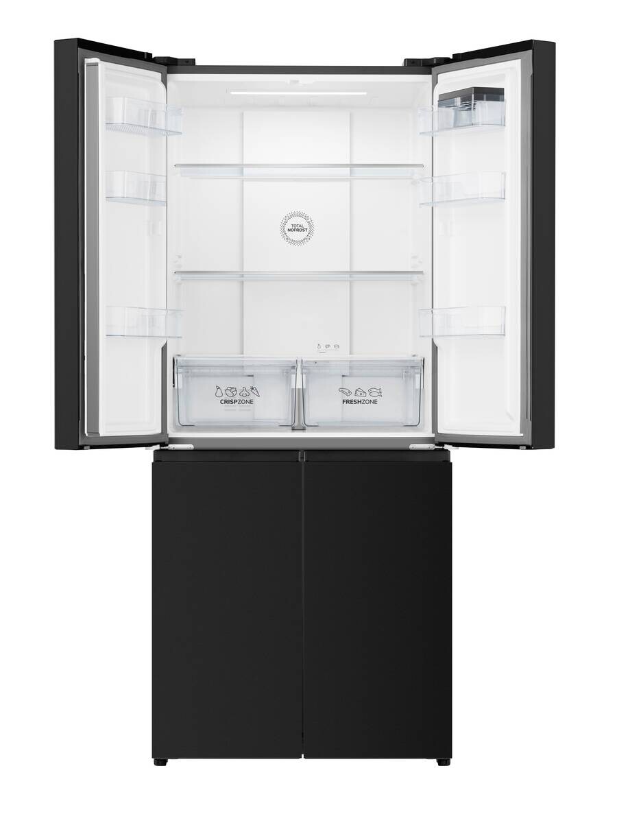 Gorenje Cross-Door NRM819D61BX schwarz B/H/T: ca. 79,4x190x65 cm