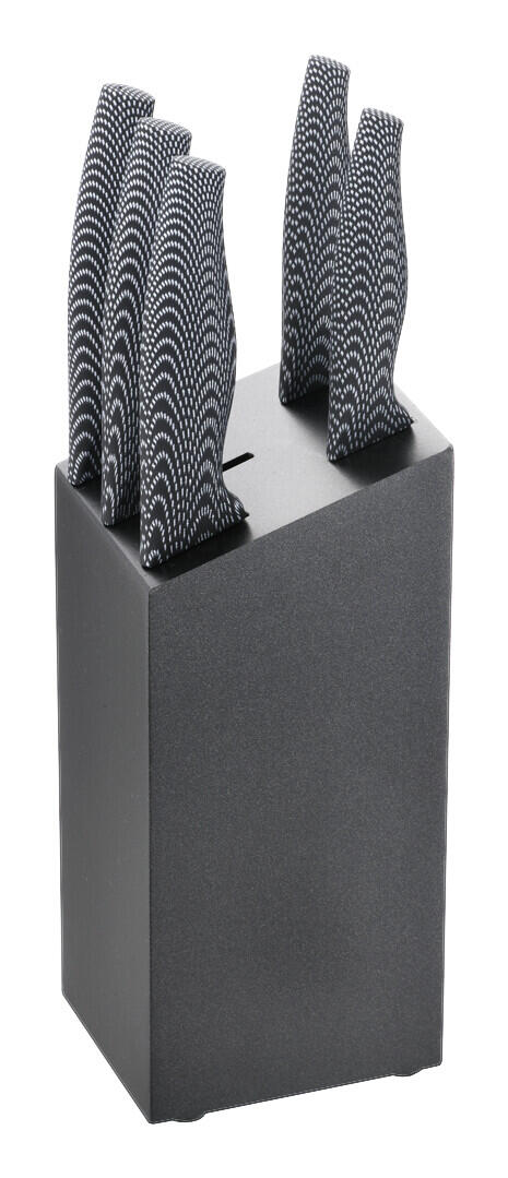 MICHELINO Messerset schwarz Edelstahl 6 tlg.