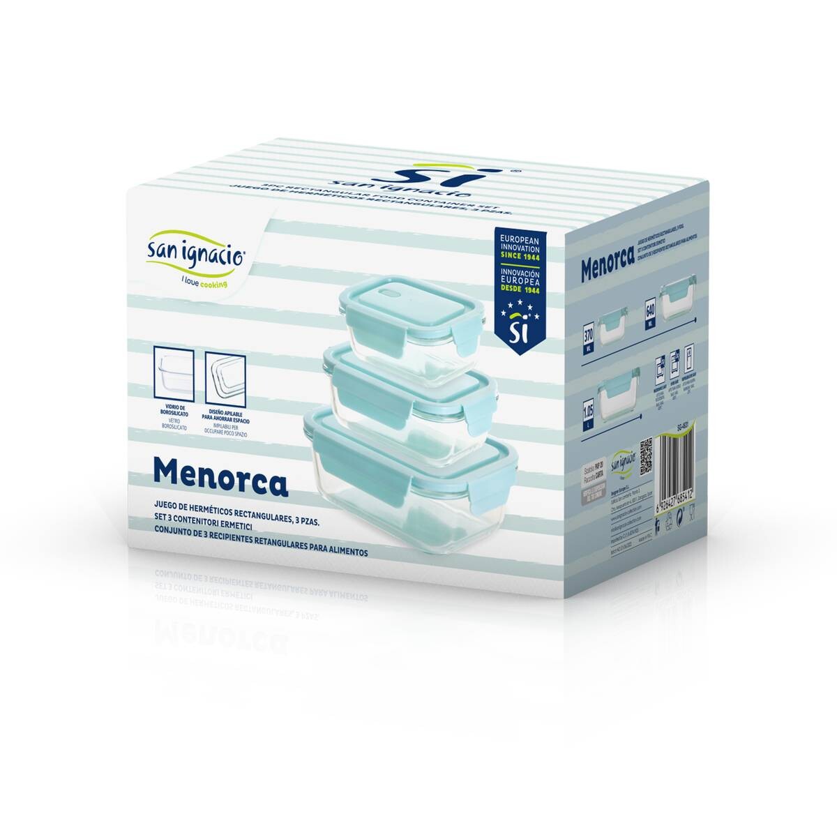 SAN IGNACIO Lunch-Box Menorca transparent