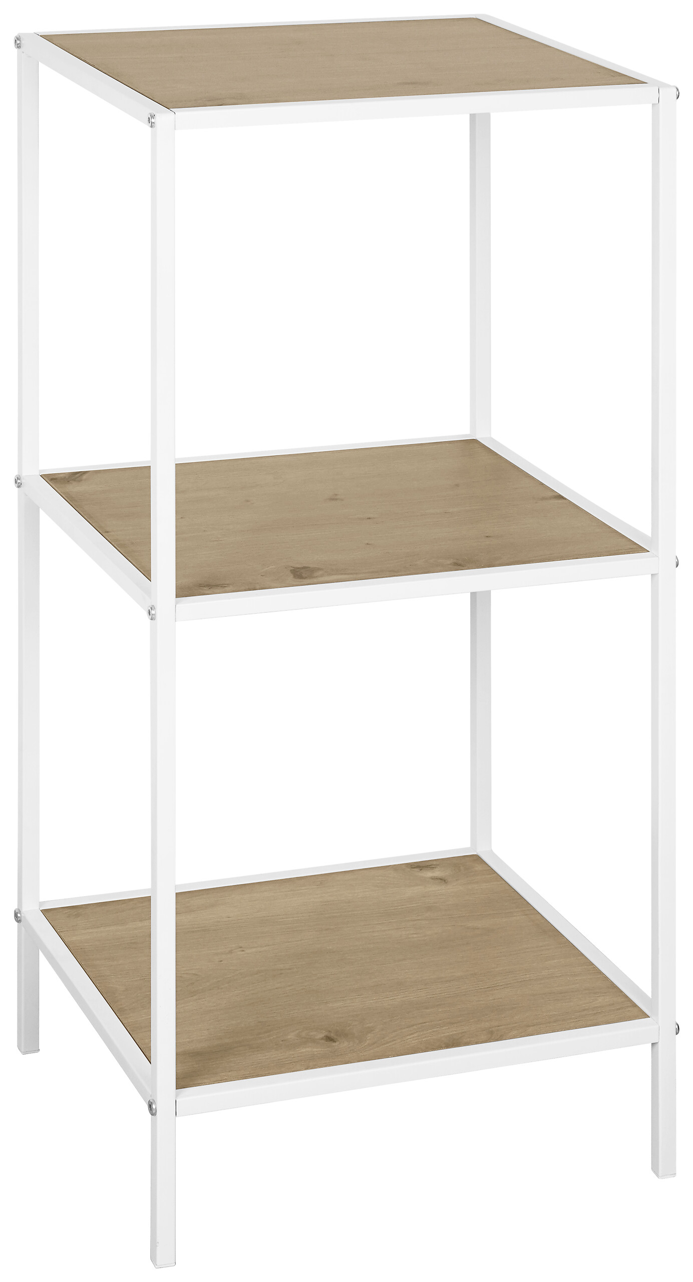 Standregal Tom weiß Eiche Nachbildung B/H/T: ca. 37x82,5x33 cm