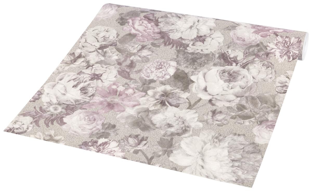 Vliestapete Floral bunt B/L: ca. 53x1005 cm