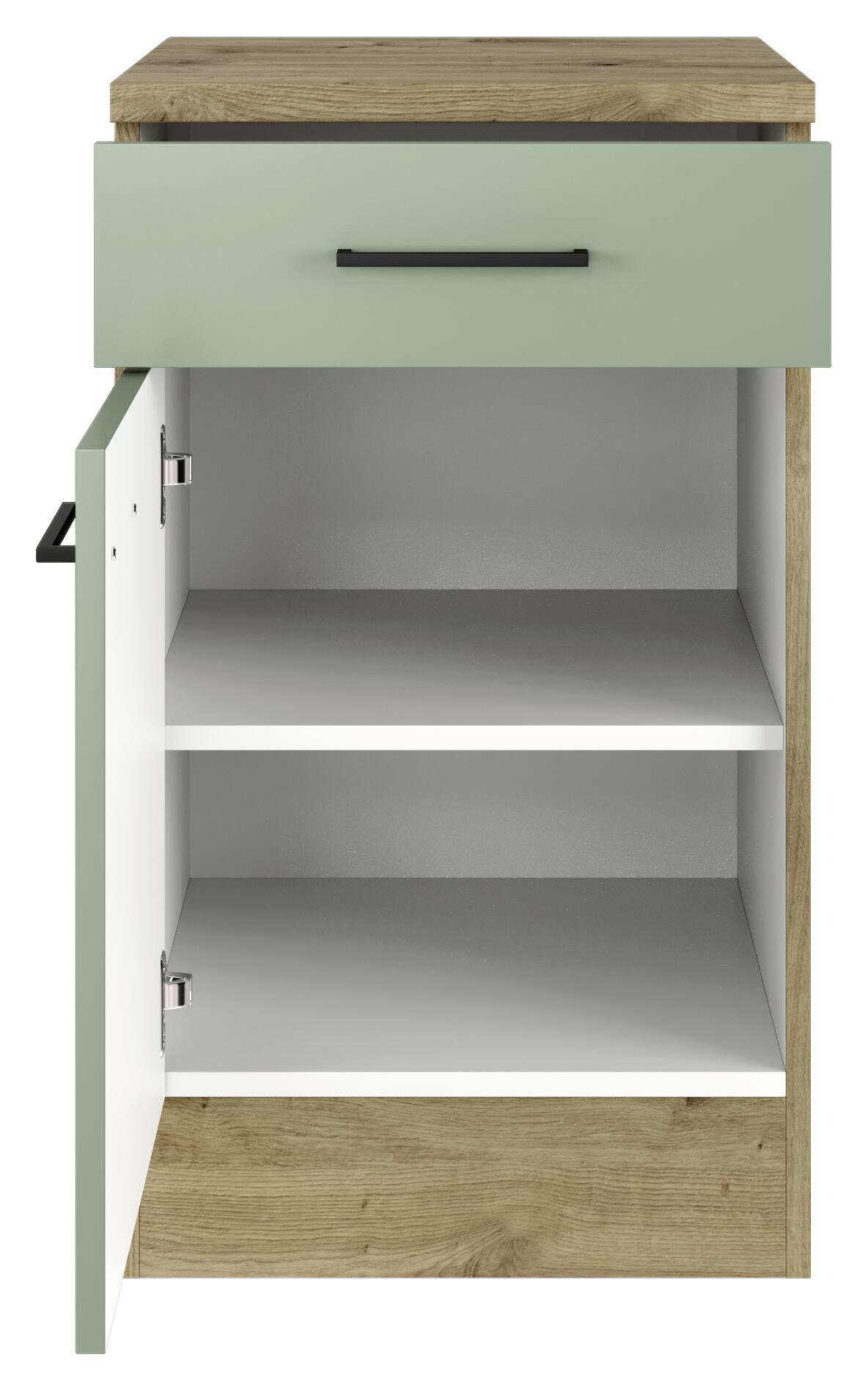 Flex-Well Unterschrank Cara grün B/H/T: ca. 50x85x60 cm