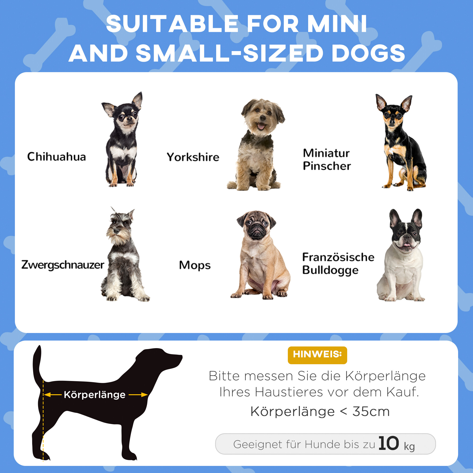 PawHut Erhöhtes Hundebett