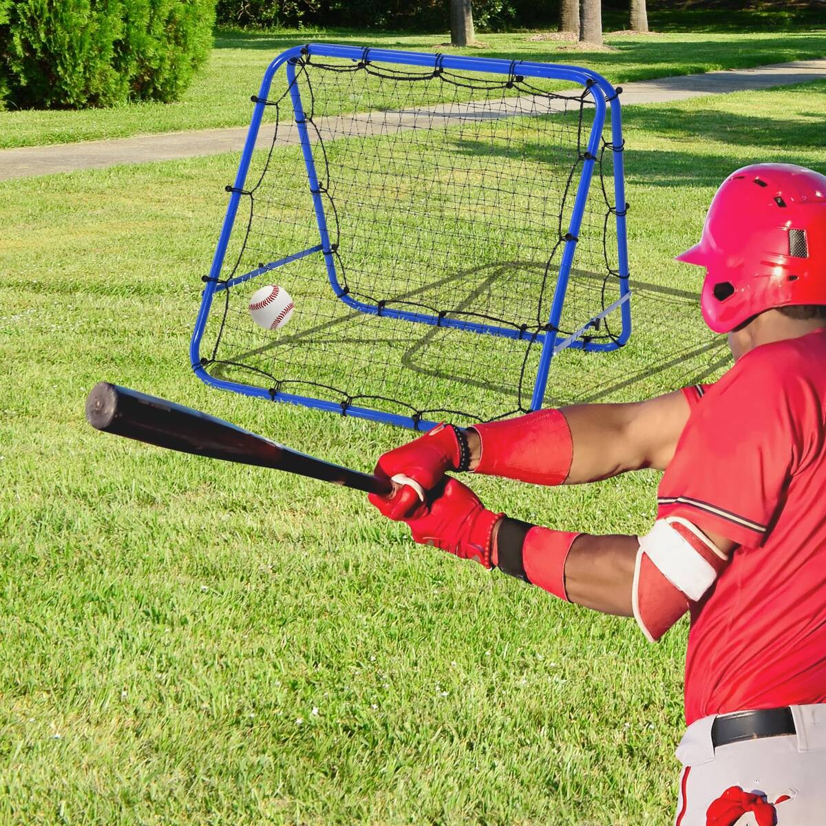 HOMCOM Baseball blau B/H/T: ca. 100x90x95 cm