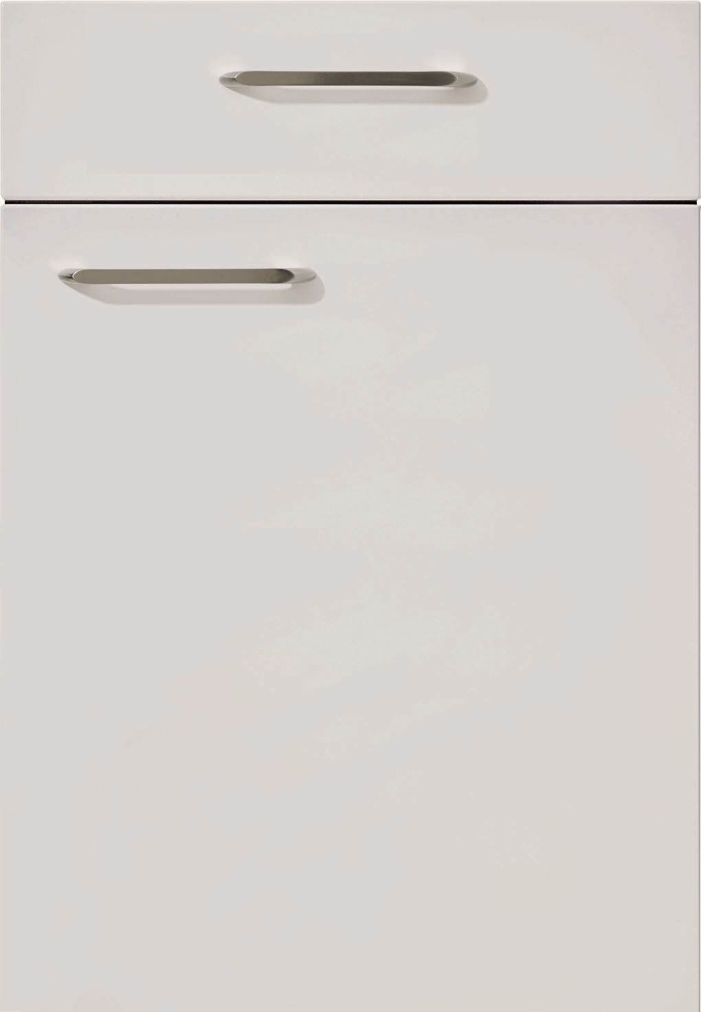 nobilia Küchenblock Novalux Alpinweiß Hochglanz B/H/T: ca. 320x208,8x60 cm