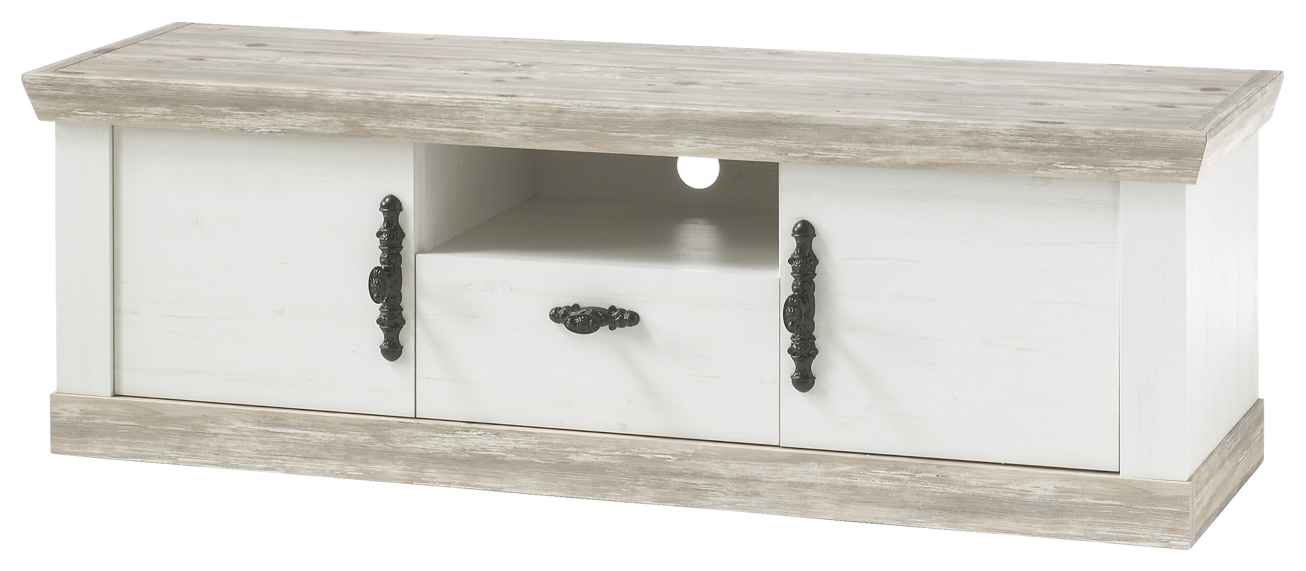 Lowboard Florenz weiß Pinie B/H/T: ca. 156x51x44 cm