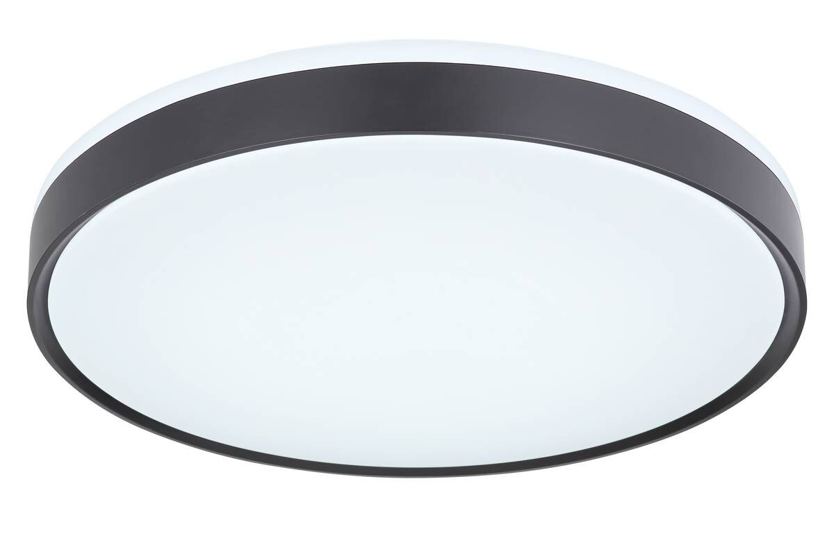 GLOBO Deckenleuchte SONNY 41587-24 schwarz weiß Metall Kunststoff H/D: ca. 9x49 cm