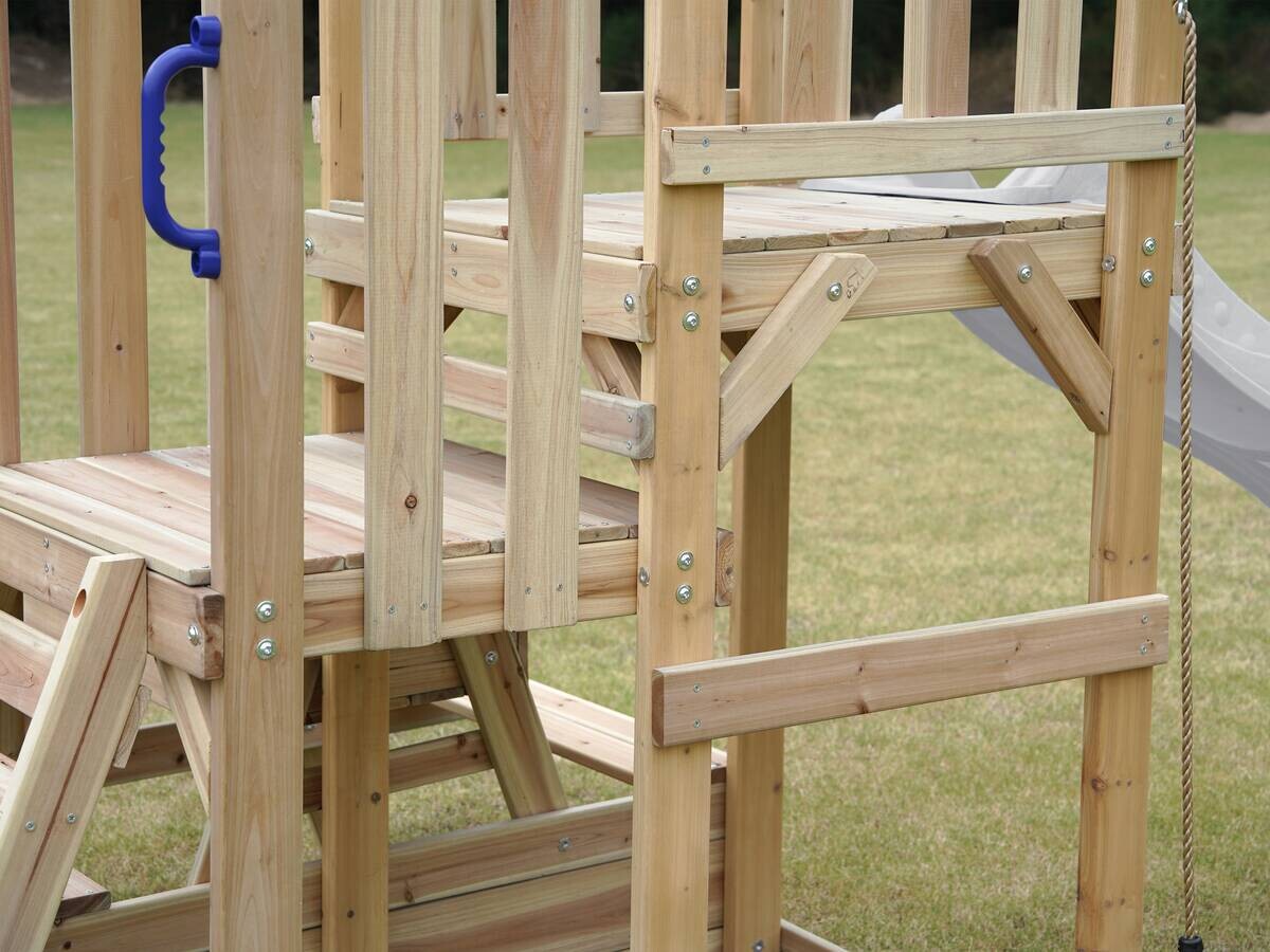 AXI Spielturm Mette weiß B/H/L: ca. 366x267x383 cm