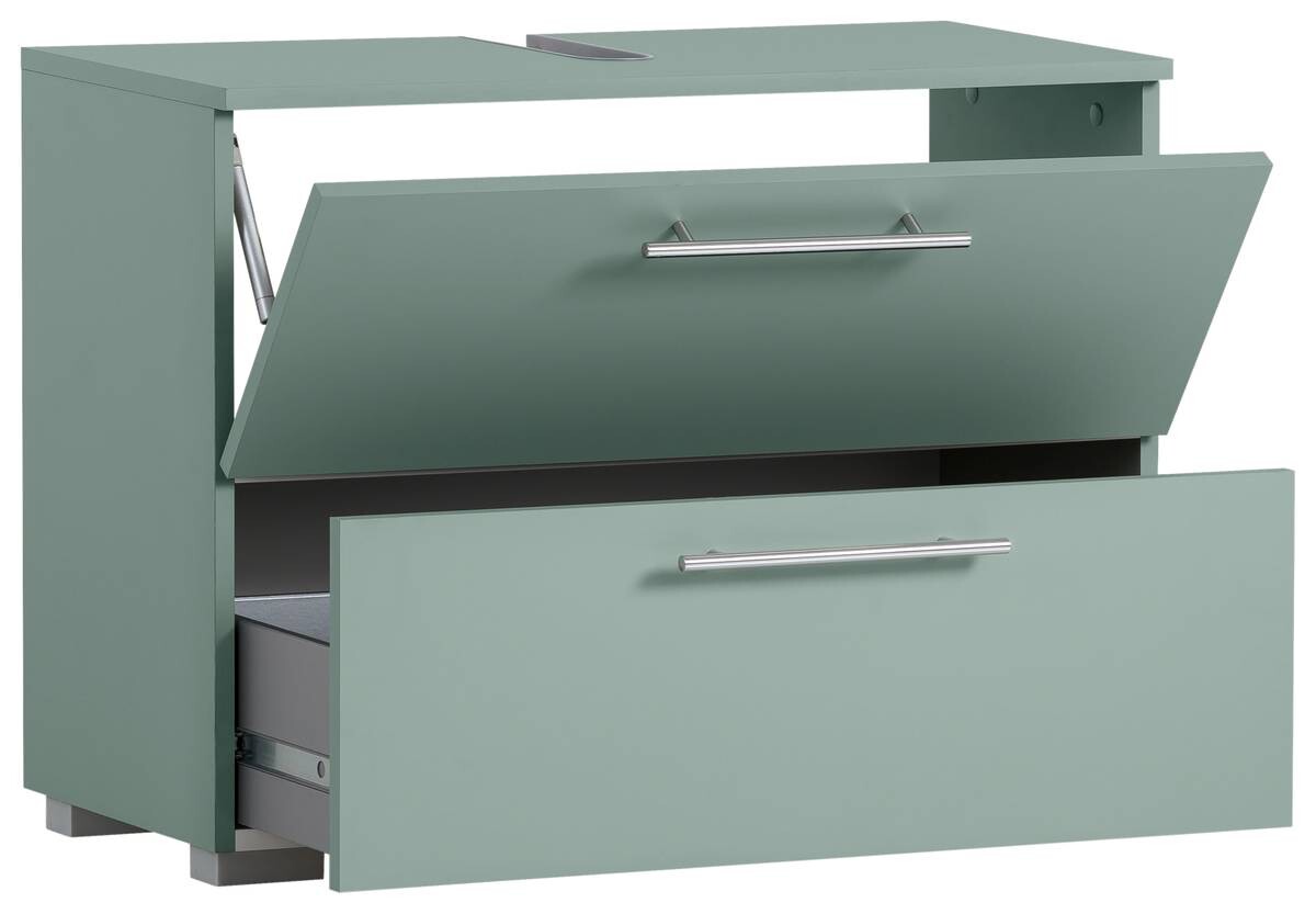 Waschbeckenunterschrank Carlos Pistazie B/H/T: ca. 80,2x59,1x35 cm