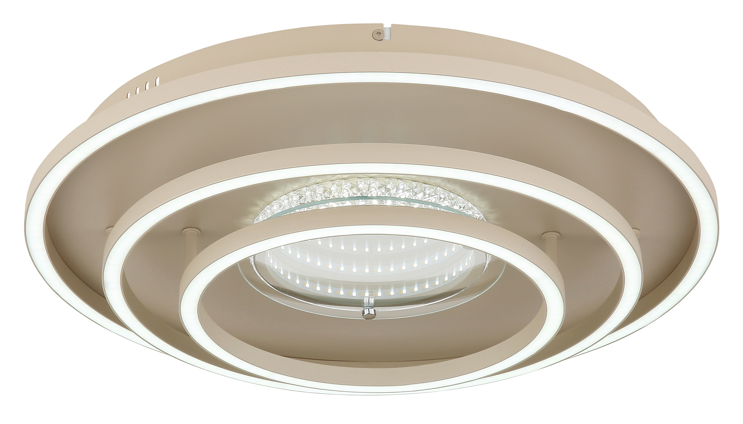 GLOBO Deckenleuchte sand Aluminium Metall H/D: ca. 10,8x51,1 cm 1 Brennstellen