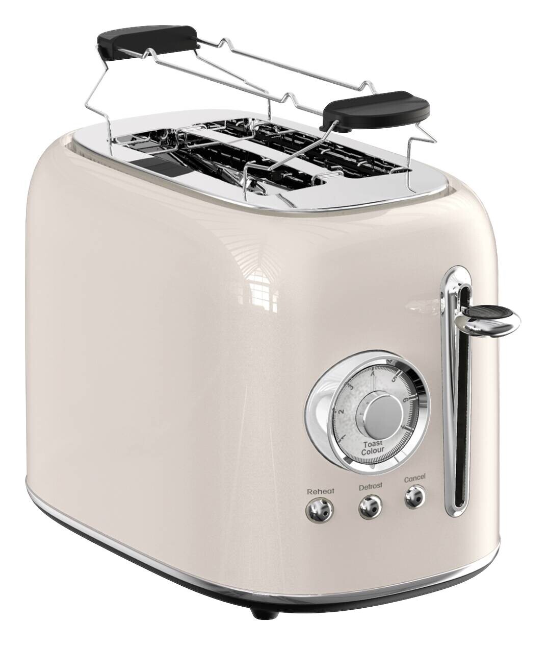 Emerio Toastautomat TO-133281.4 creme Edelstahl B/H/L: ca. 16,8x18,9x29,7 cm
