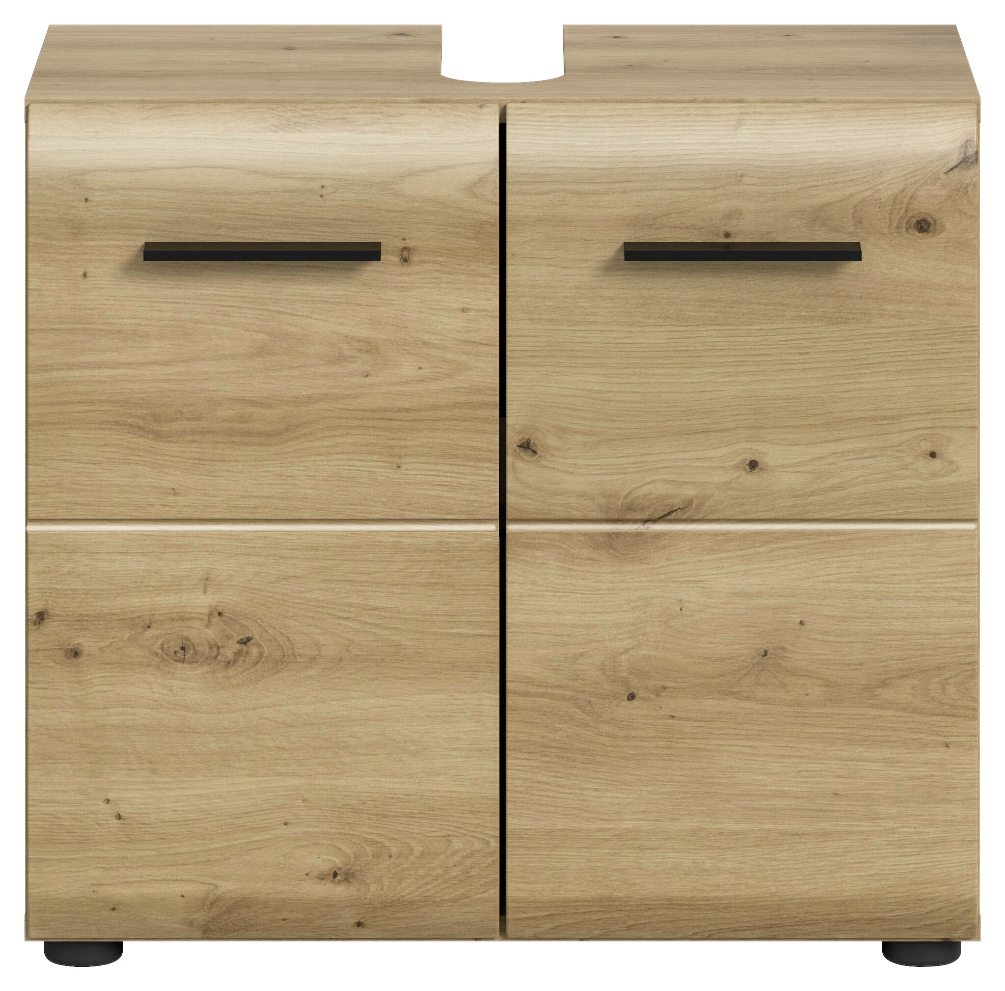 Waschbeckenunterschrank Ice Artisan Oak Nachbildung B/H/T: ca. 60x54x30 cm
