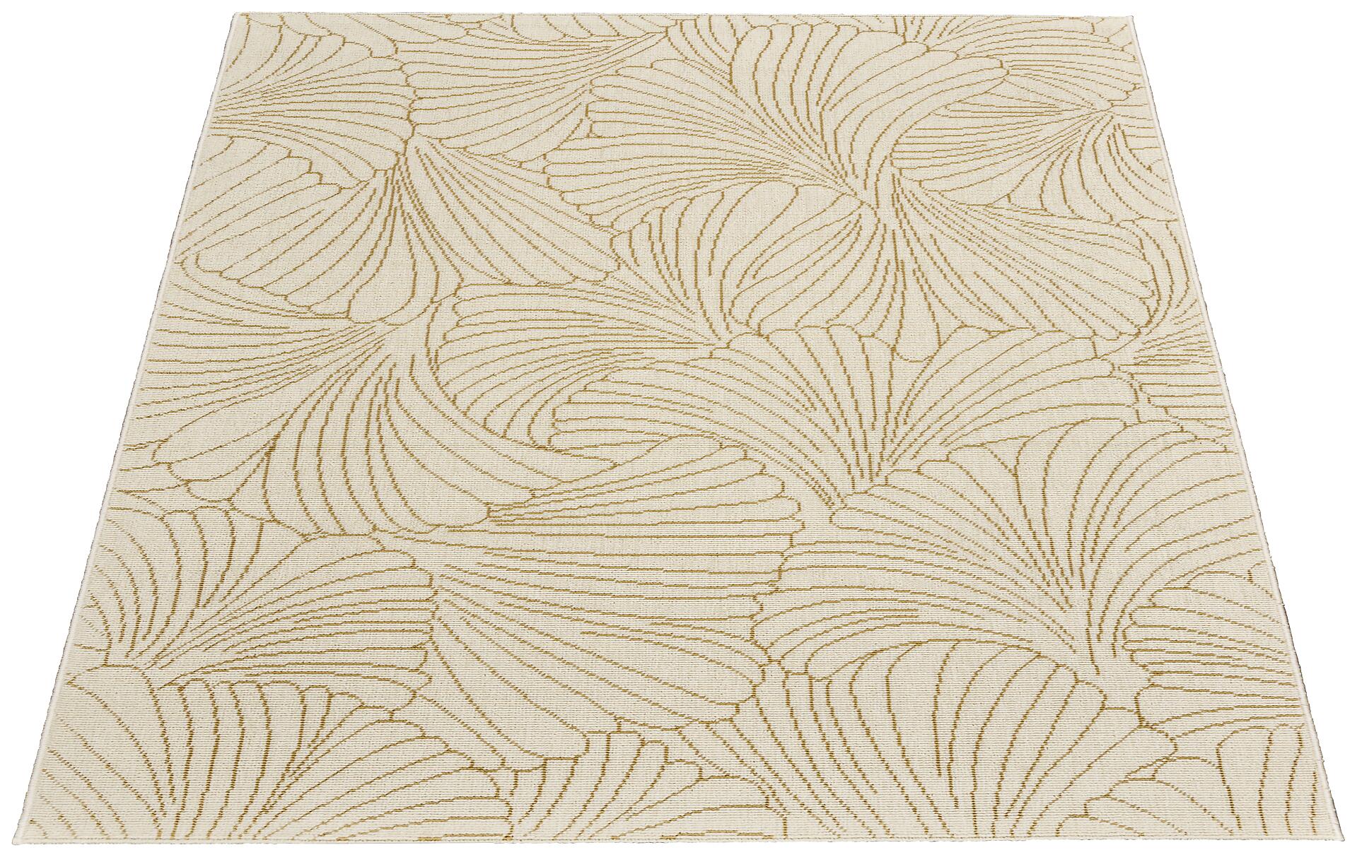 Webteppich Luxus beige B/L: ca. 120x170 cm