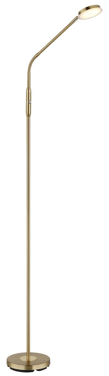 GLOBO Stehleuchte messing Metall B/H/L: ca. 20x173x52 cm 1 Brennstellen