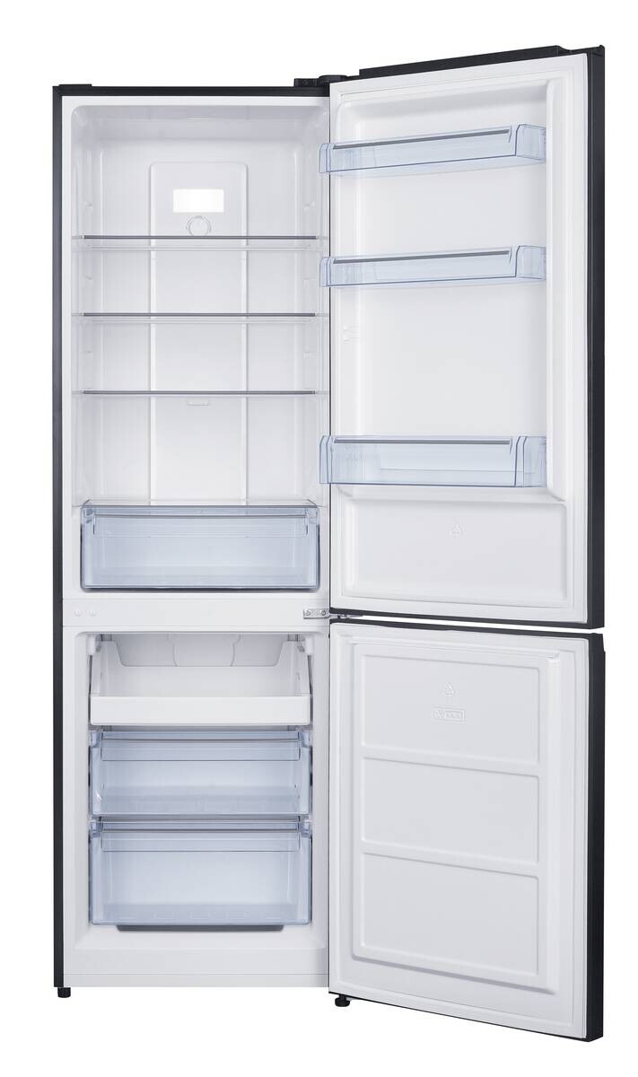 POCOline Kühl-/Gefrierkombination KGK186-293DSNF schwarz B/H/T: ca. 60x186x60,5 cm