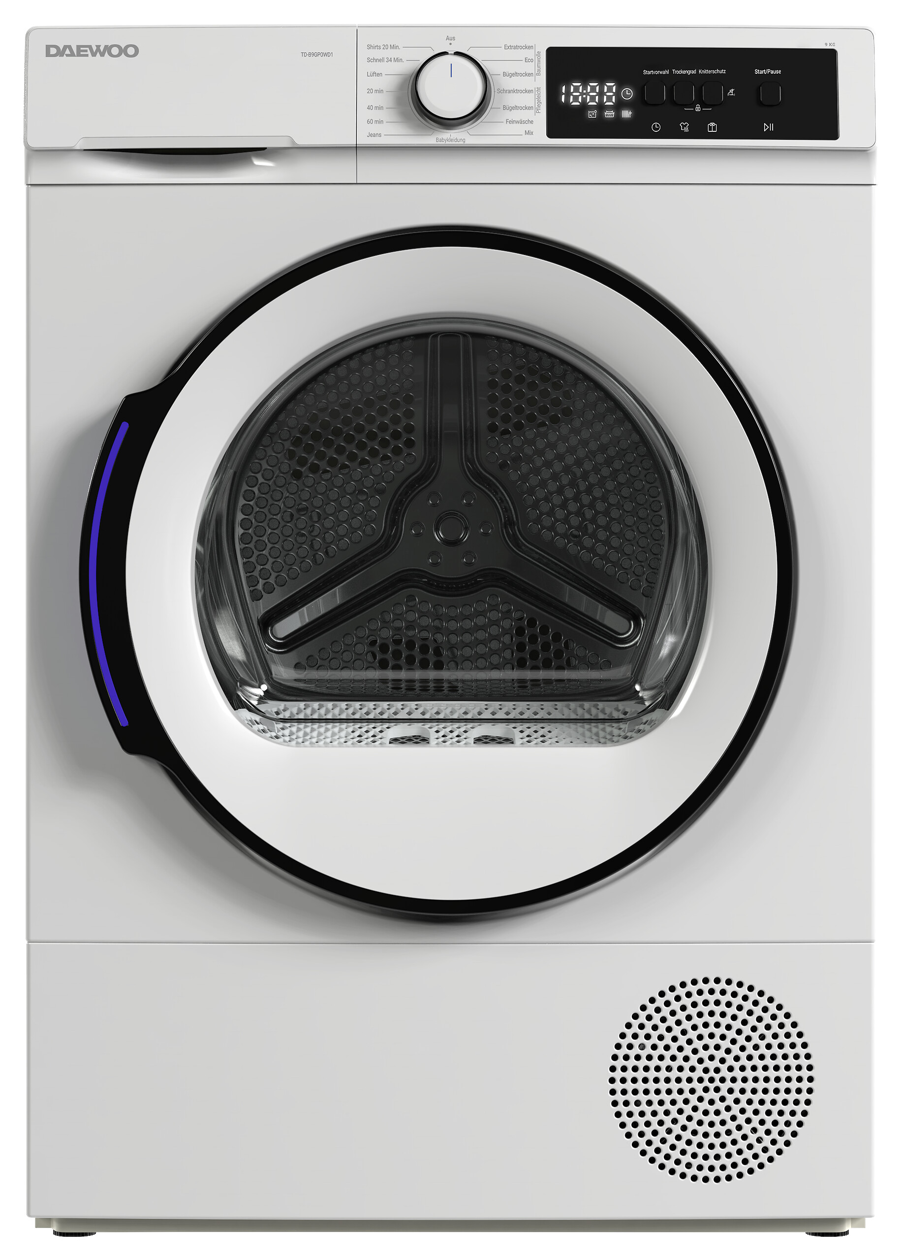 Daewoo Wärmepumpentrockner TD-B9GP1WD0-DE