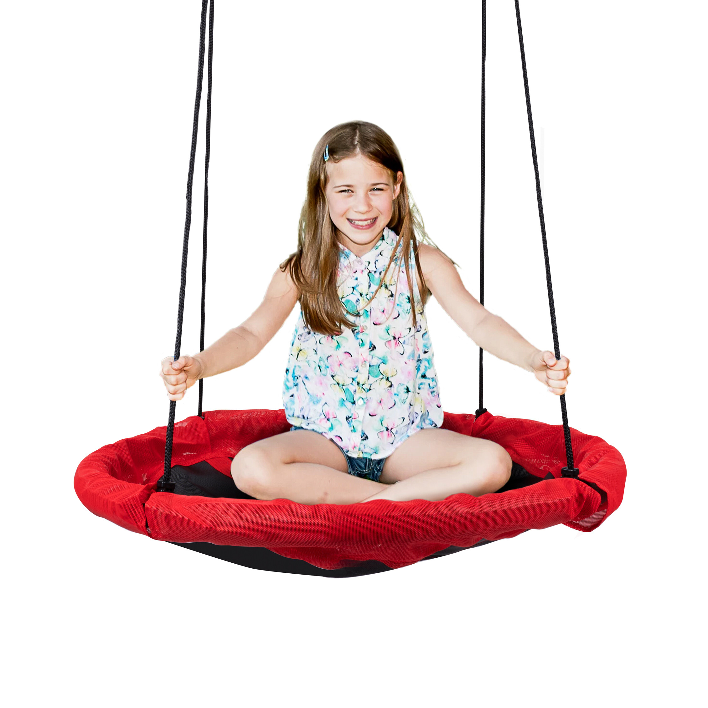 Nestschaukel rot B/H/L: ca. 110x5,5x110 cm